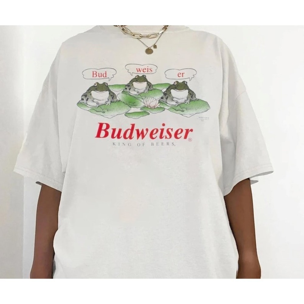 95' Beer Frogs T-Shirt, Bud Weis Er Frog T-Shirt, King Of Beer Shirt